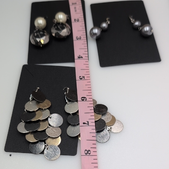 Refined Earring Bundle - Quiet Luxury, Classic Style Set Of Three - Picture 6 of 6